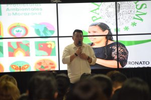 Cedrick Vásquez, alcalde de Morazán Sur promoviéndo el uso de la plataforma y la corresponsabilidad desde los gobiernos locales para atender diversas denuncias reportadas.